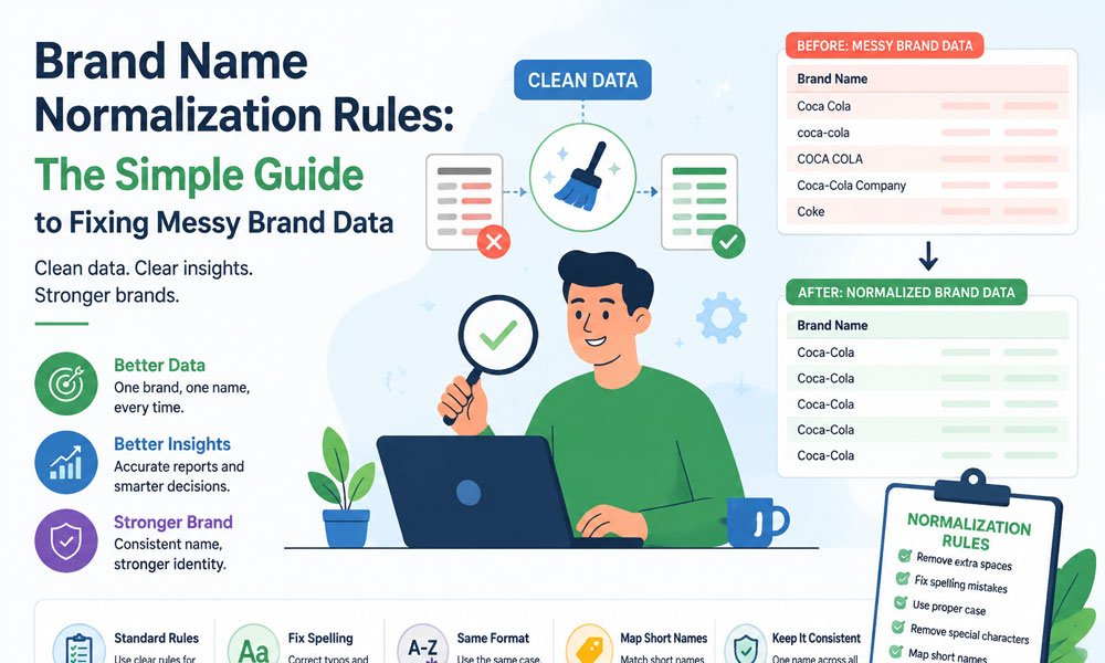 Brand Name Normalization Rules: The Simple Guide to Fixing Messy Brand Data