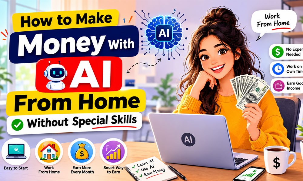 How to Make Money With AI From Home Without Special Skills