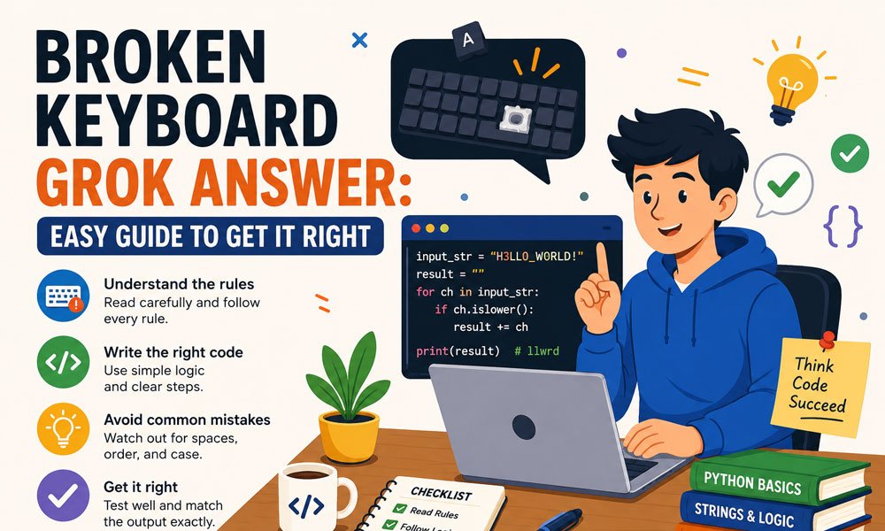 Broken Keyboard Grok Answer: Easy Guide to Get It Right